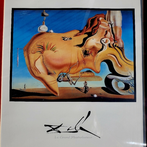 Salvador Dali - Le Grand Masturbateur (1929) Framed Print - Picture 7 of 11